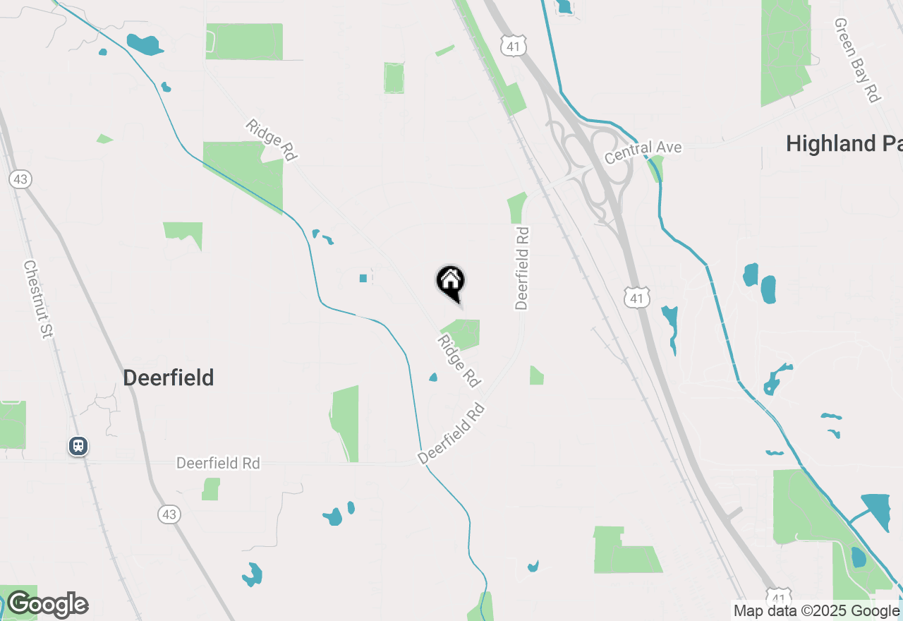 Map of 1181 Sherwood Road, Highland Park, IL 60035