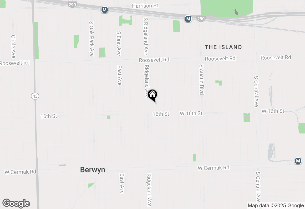 Map of 1514 Cuyler Avenue, Berwyn, IL 60402