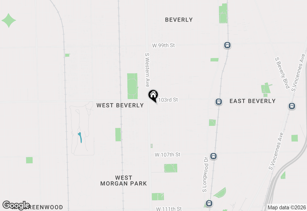 Map of 10320 S Claremont Avenue, Chicago, IL 60643