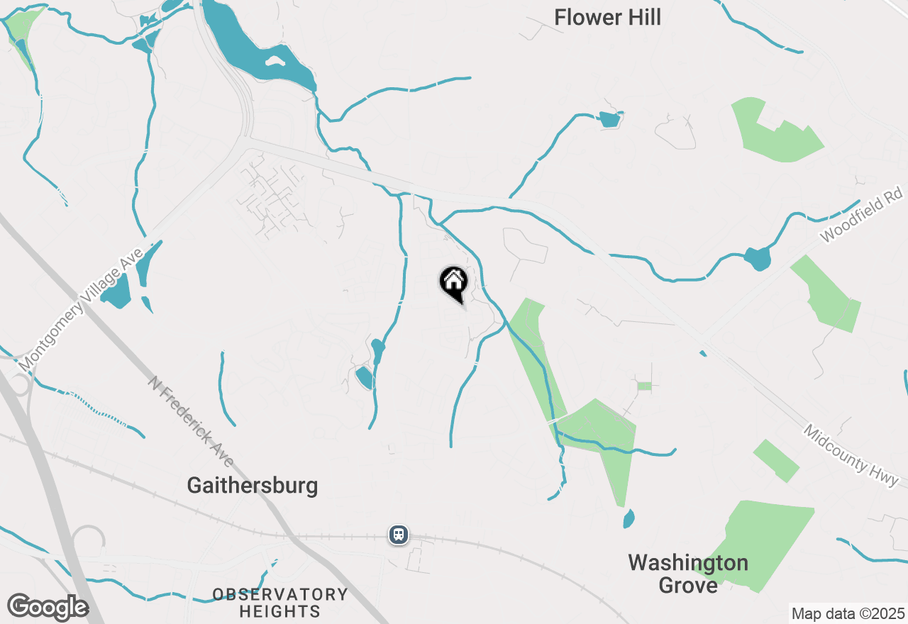 Map of 623 Hurdle Mill Place, Gaithersburg, MD 20877