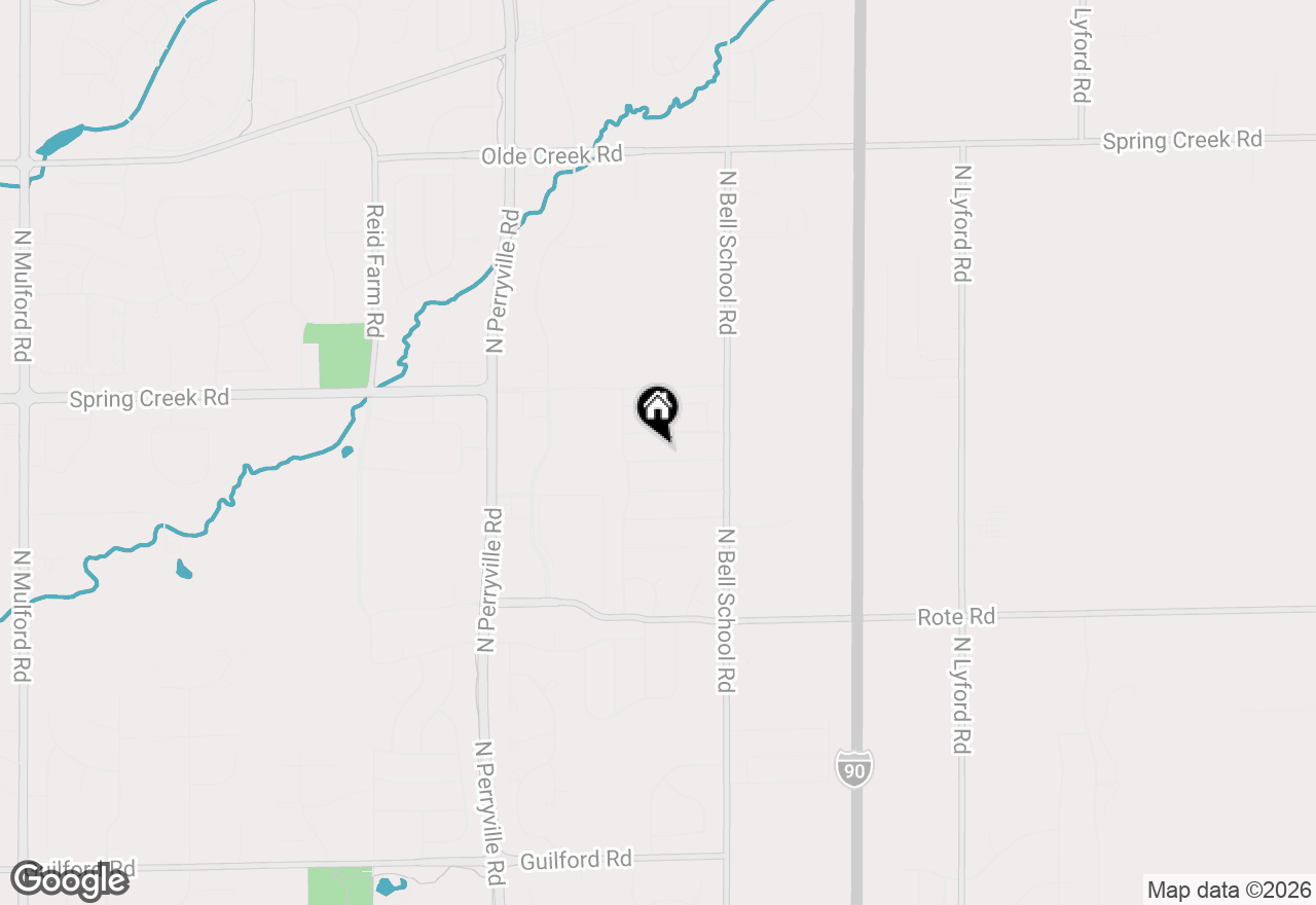 Map of 7334 Ashton Villa, Rockford, IL 61107