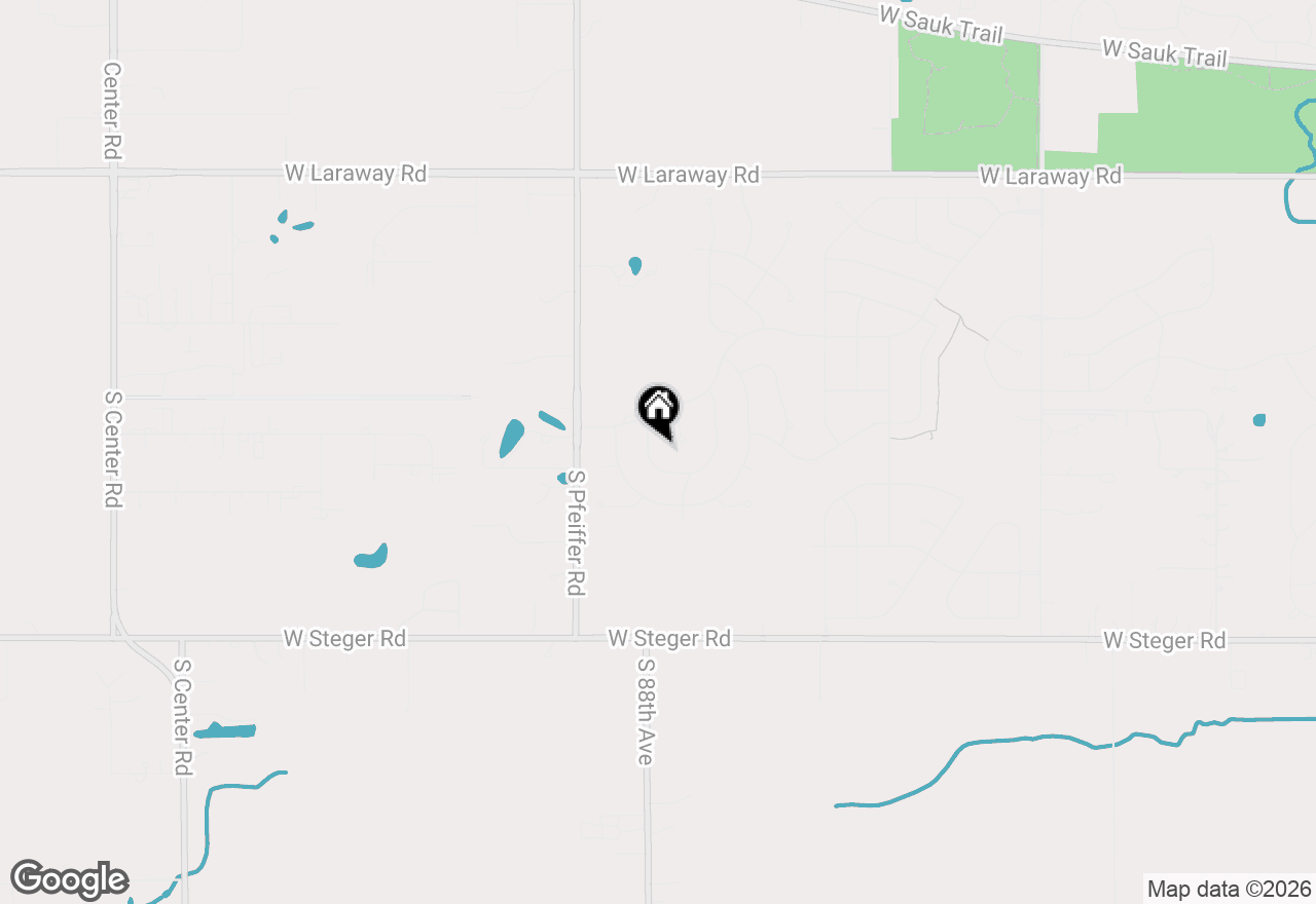 Map of 8660 High Stone Way, Frankfort, IL 60423