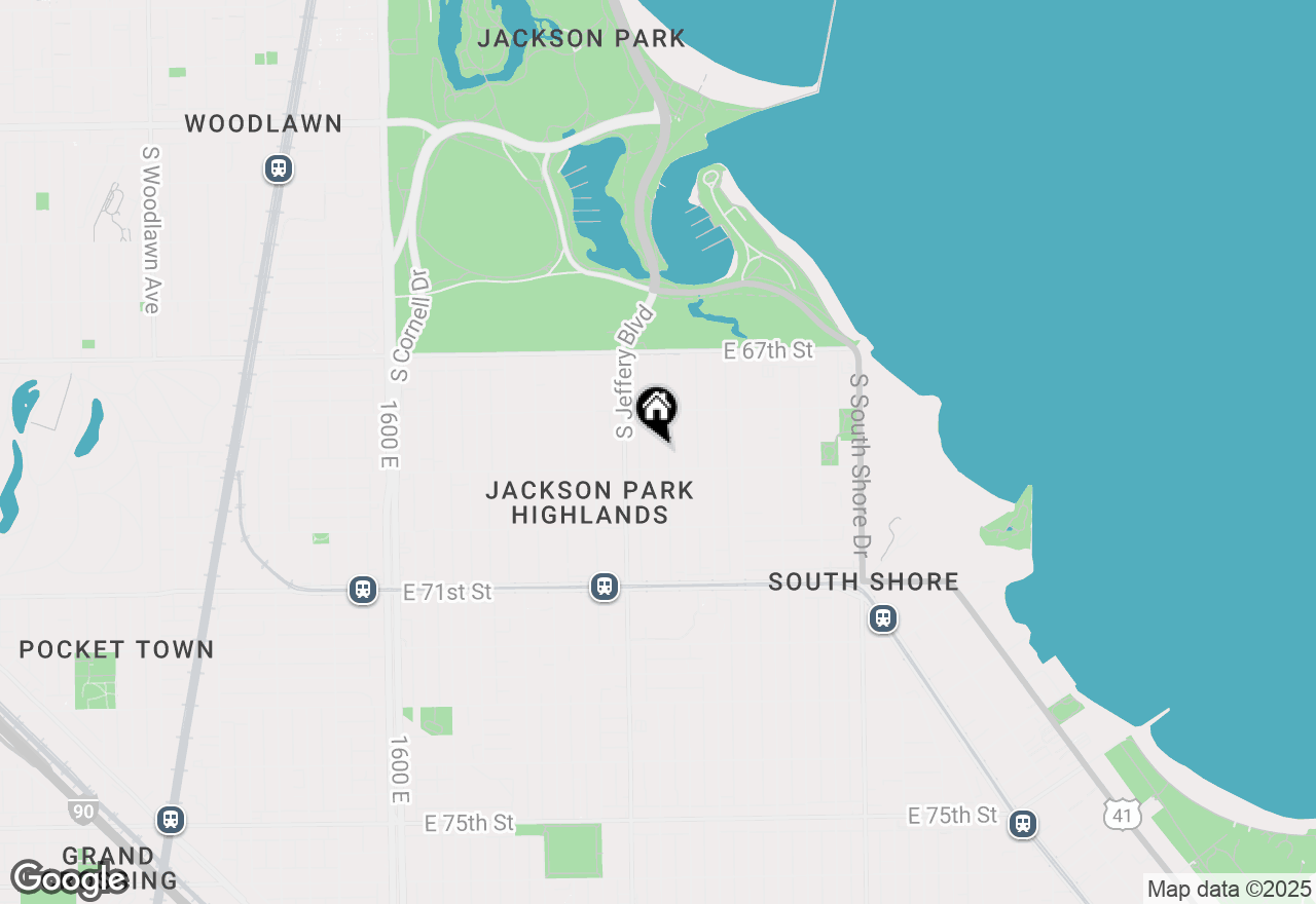 Map of 6843 S Chappel Avenue, Chicago, IL 60649