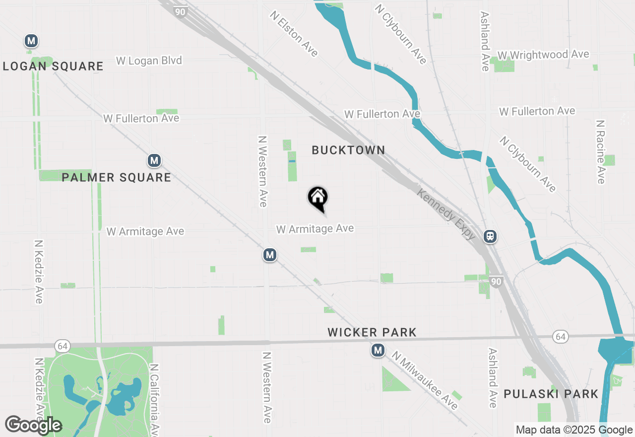 Map of 2211 W Mclean Avenue #2F, Chicago, IL 60647