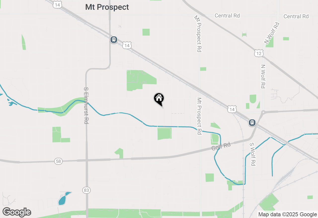 Map of 613 S William Street, Mount Prospect, IL 60056