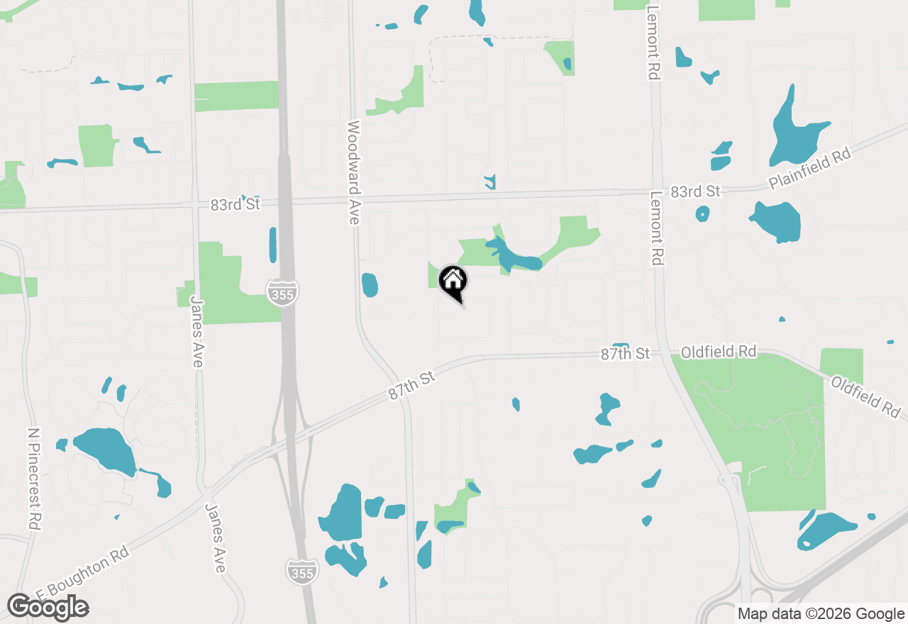Map of 3300 Ailsworth Court, Darien, IL 60561