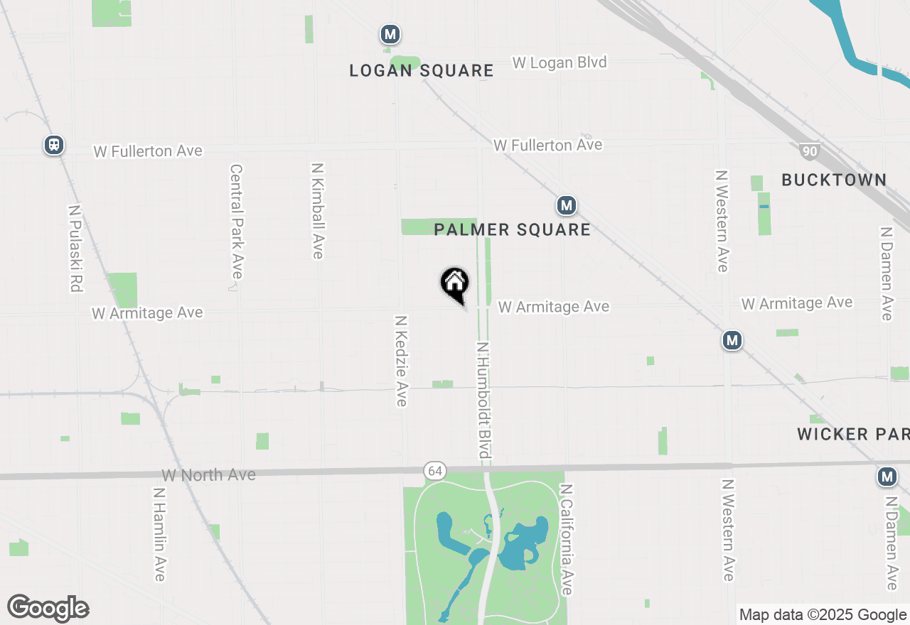 Map of 1949 N Whipple Street #1, Chicago, IL 60647