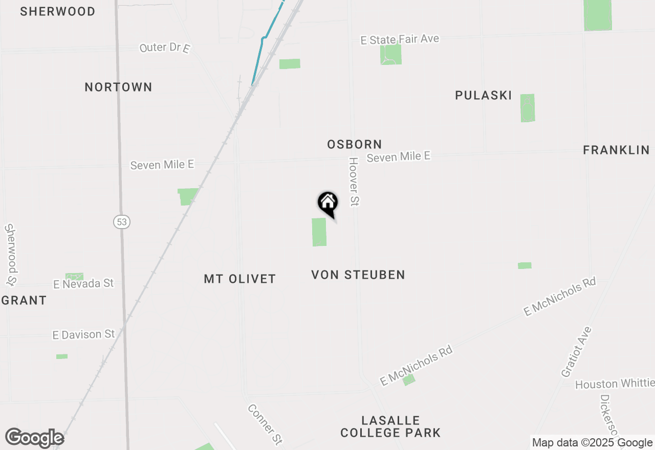 Map of 18508 Runyon Street, Detroit, MI 48234