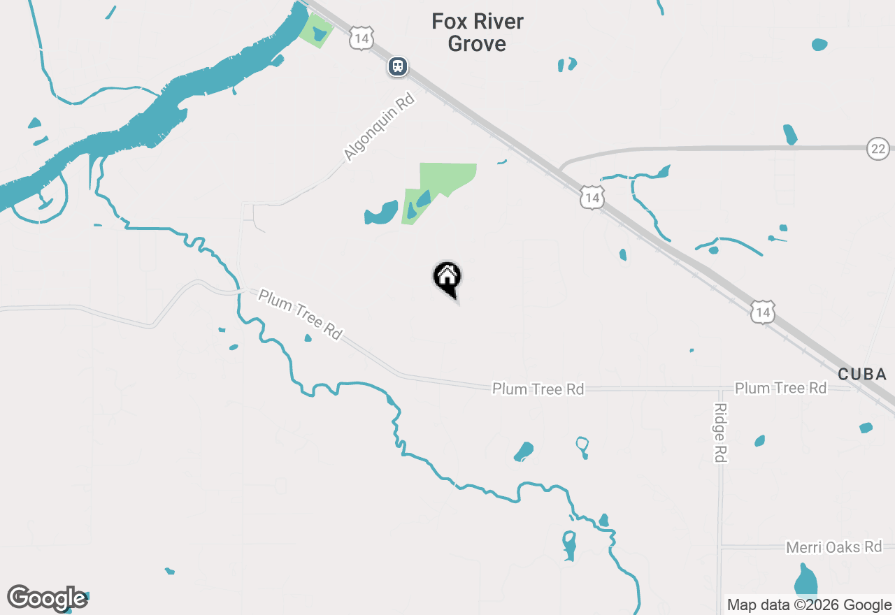 Map of 41 Manchester Court, Fox River Grove, IL 60021