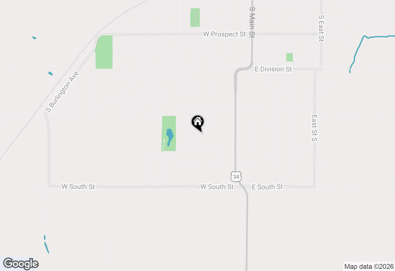 Map of 416 Payson Street, Kewanee, IL 61443