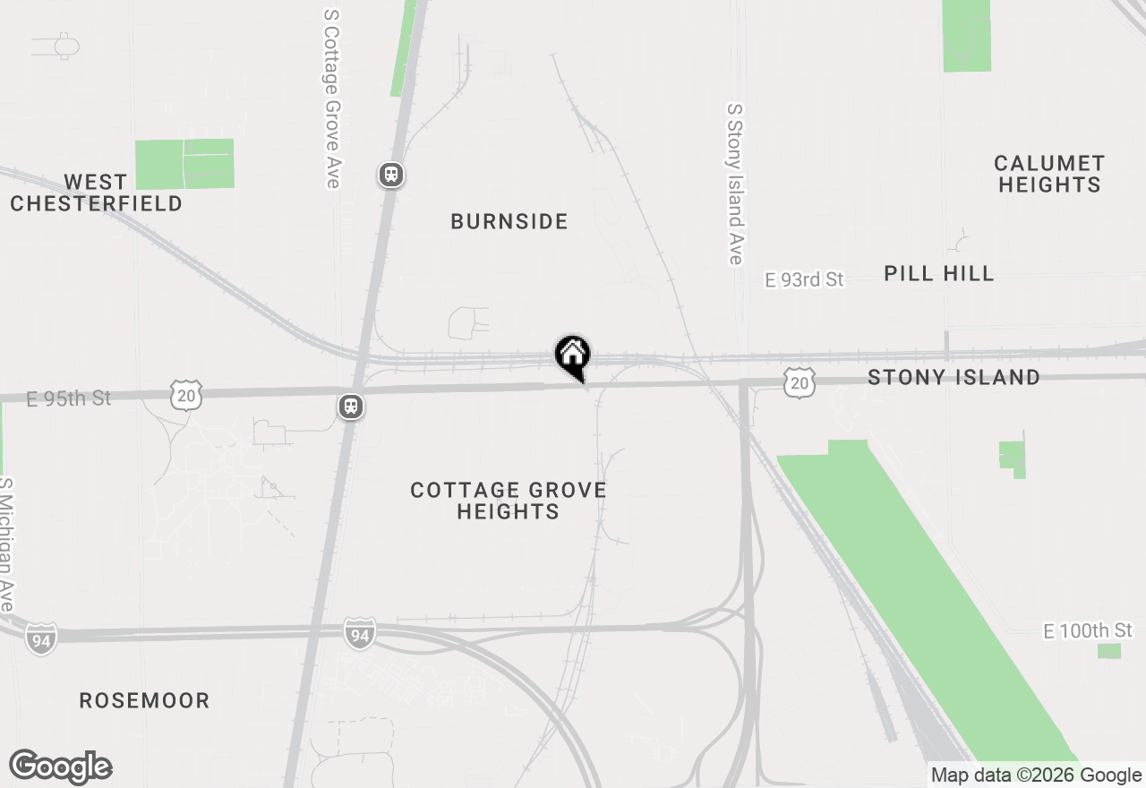 Map of 1237 E 95th Street, Chicago, IL 60628