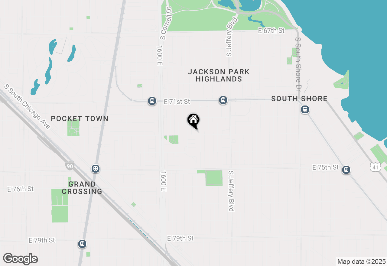 Map of 1754 E 73rd Street, Chicago, IL 60649