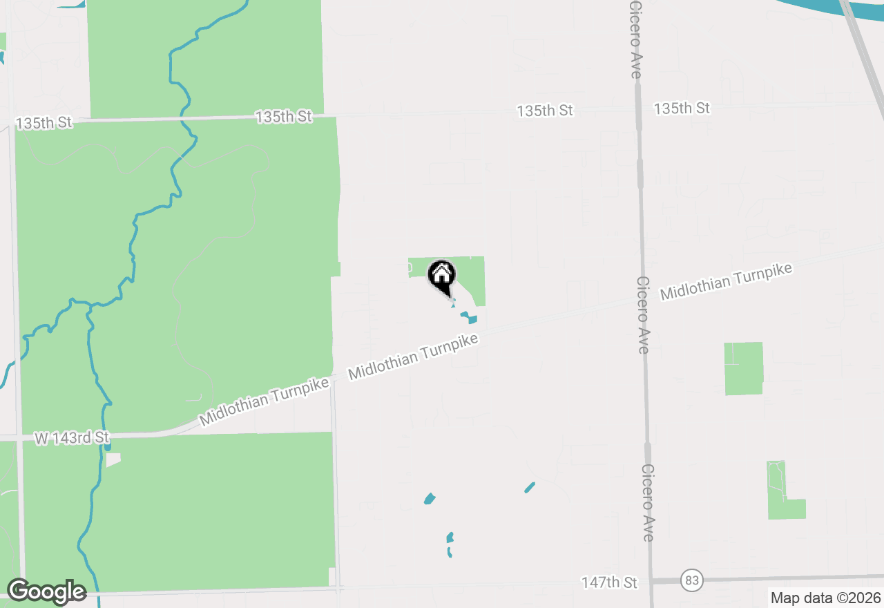 Map of 13933 James Drive #822, Crestwood, IL 60418