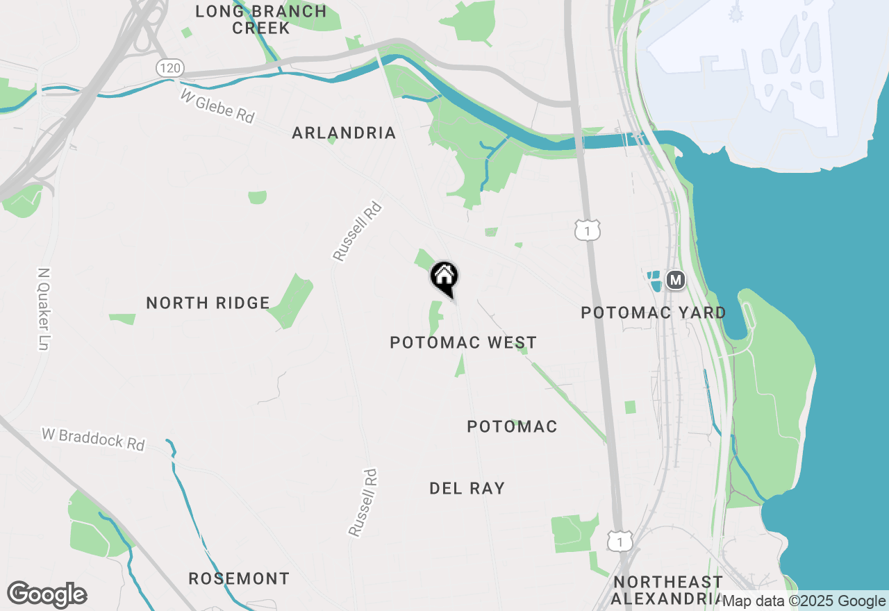 Map of 17 Kennedy Street, Alexandria, VA 22305