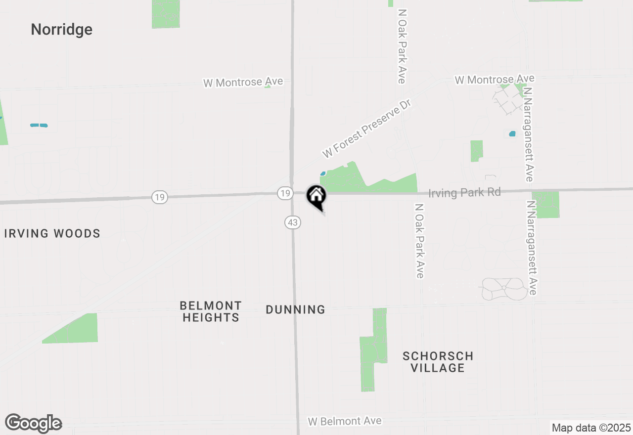 Map of 3912 N Nottingham Avenue, Chicago, IL 60634