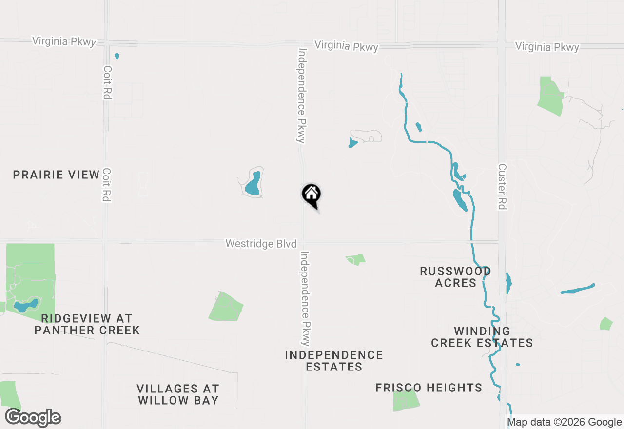 Map of 9964 Southgate Drive, Mckinney, TX 75072