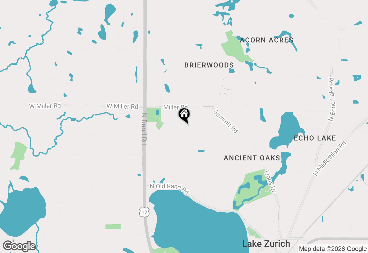 Map of 35 Johnathan Road, Lake Zurich, IL 60047