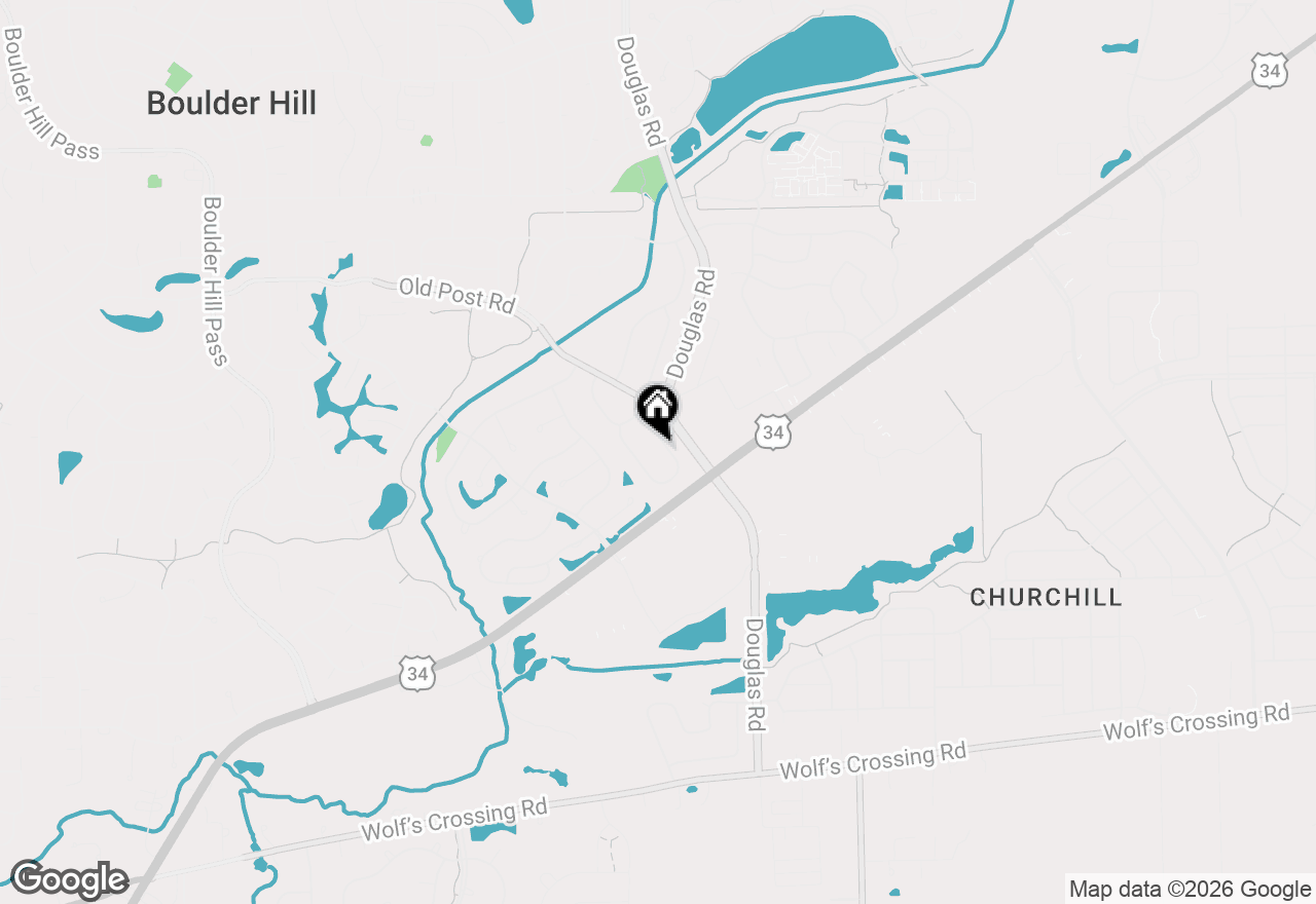 Map of 112 Seton Creek Drive, Oswego, IL 60543