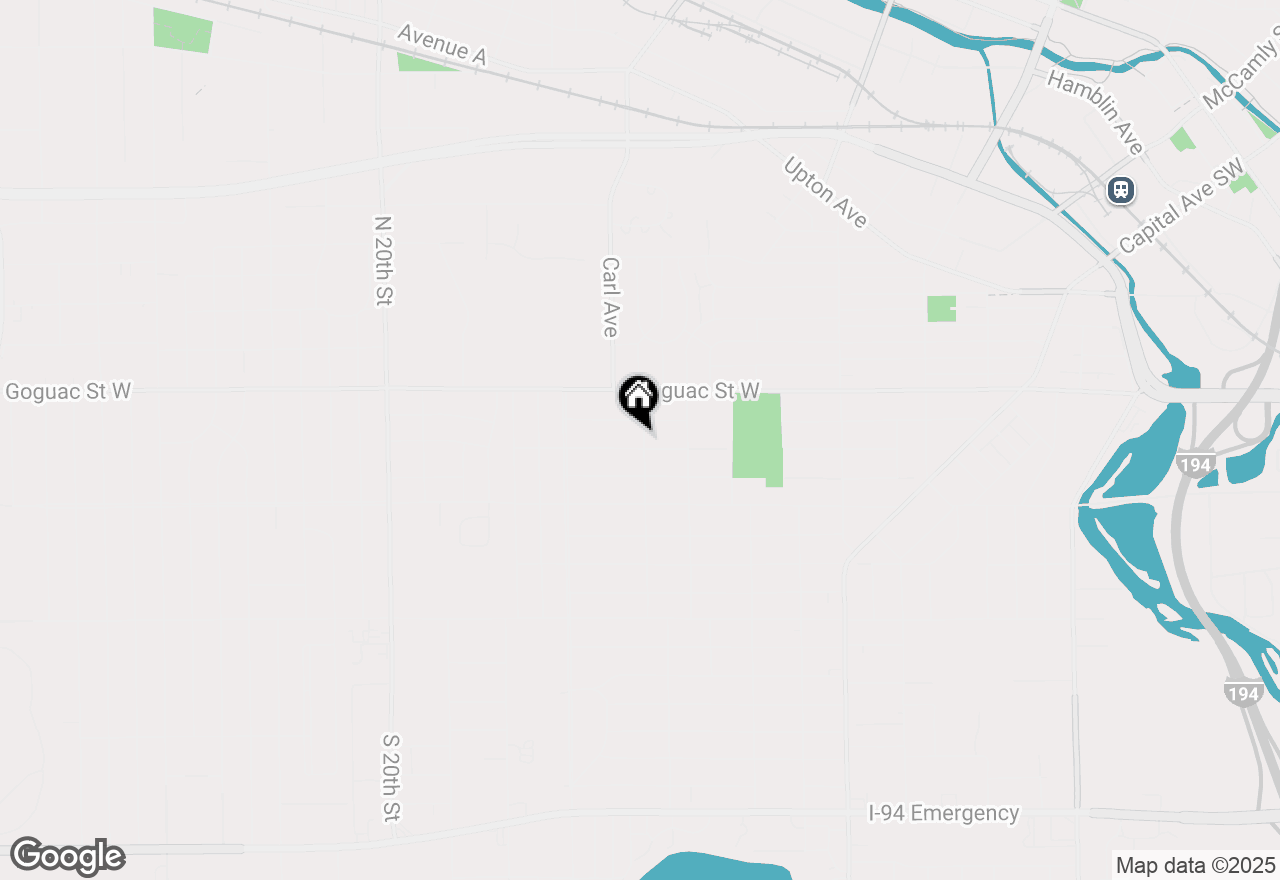 Map of 256 Burr St Street, Battle Creek, MI 49015