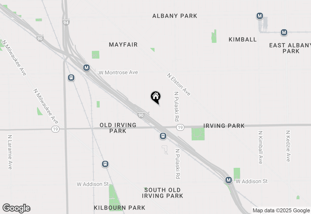 Map of 4132 N Kedvale Avenue #110, Chicago, IL 60641