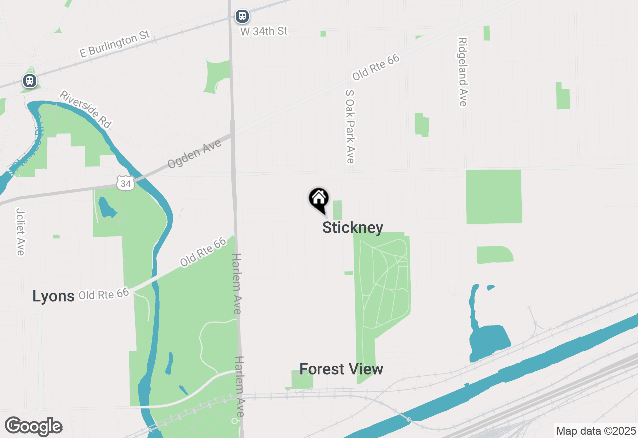 Map of 4031 Clinton Avenue, Stickney, IL 60402