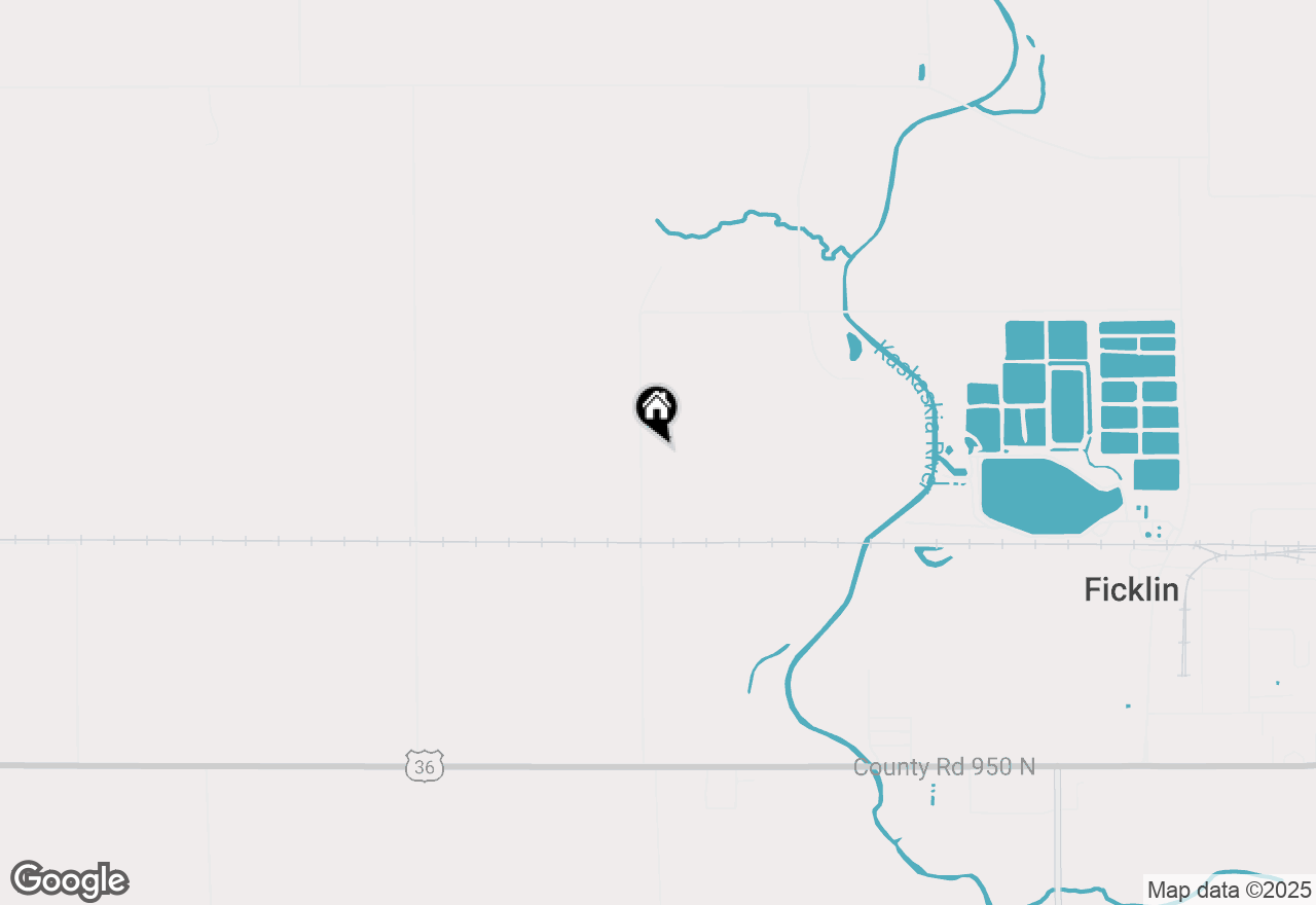 Map of 1031 N County Road 500, Tuscola, IL 61953