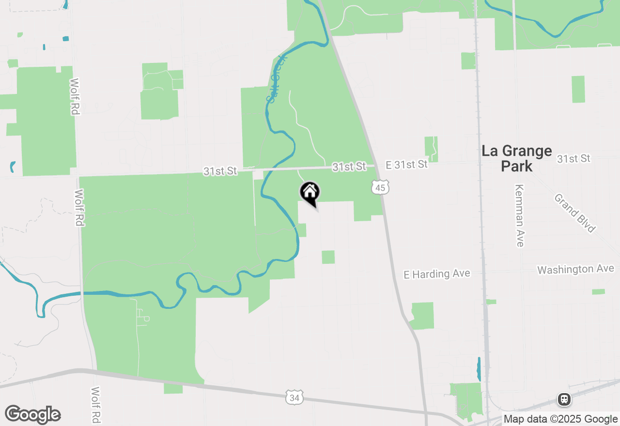 Map of 917 N Brainard Avenue, La Grange Park, IL 60526