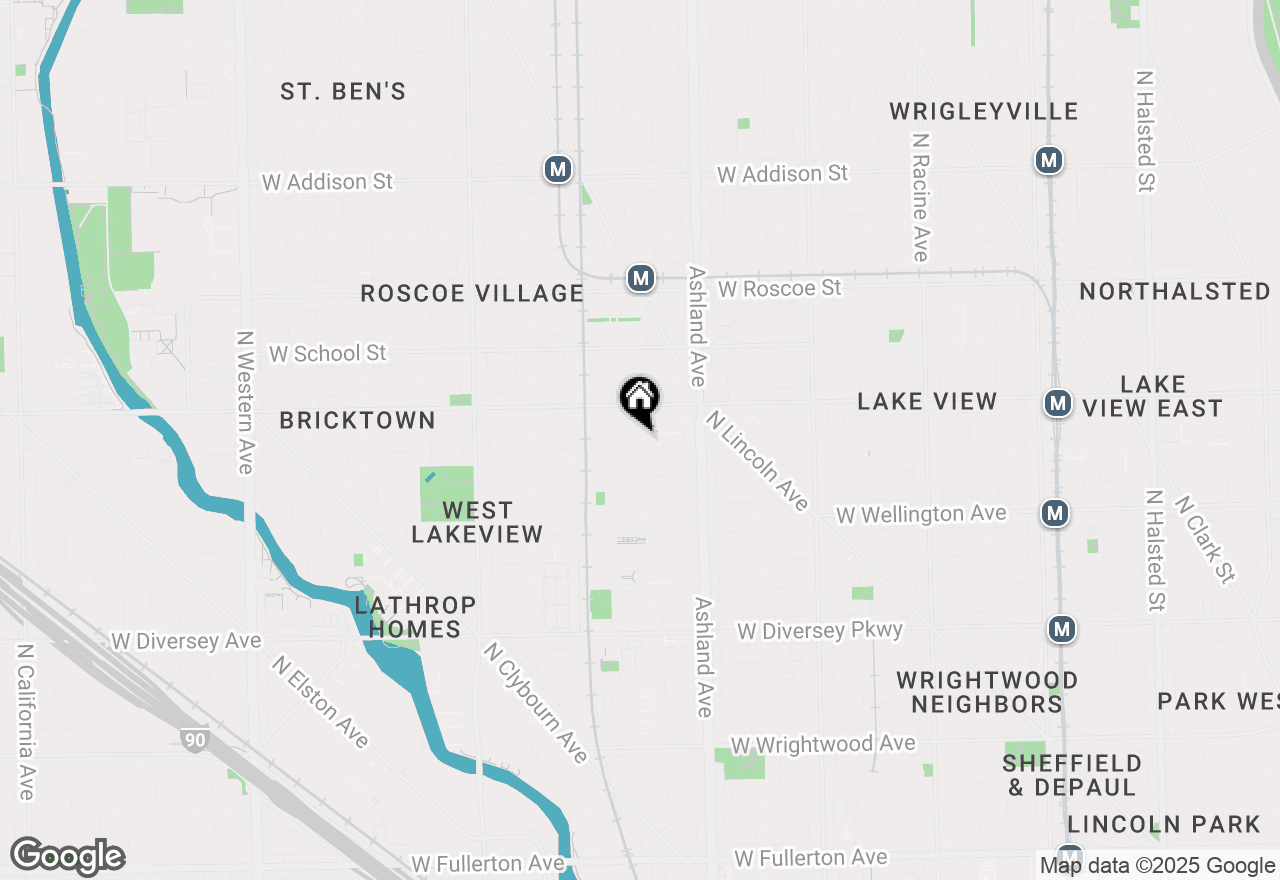 Map of 3122 N Paulina Street, Chicago, IL 60657