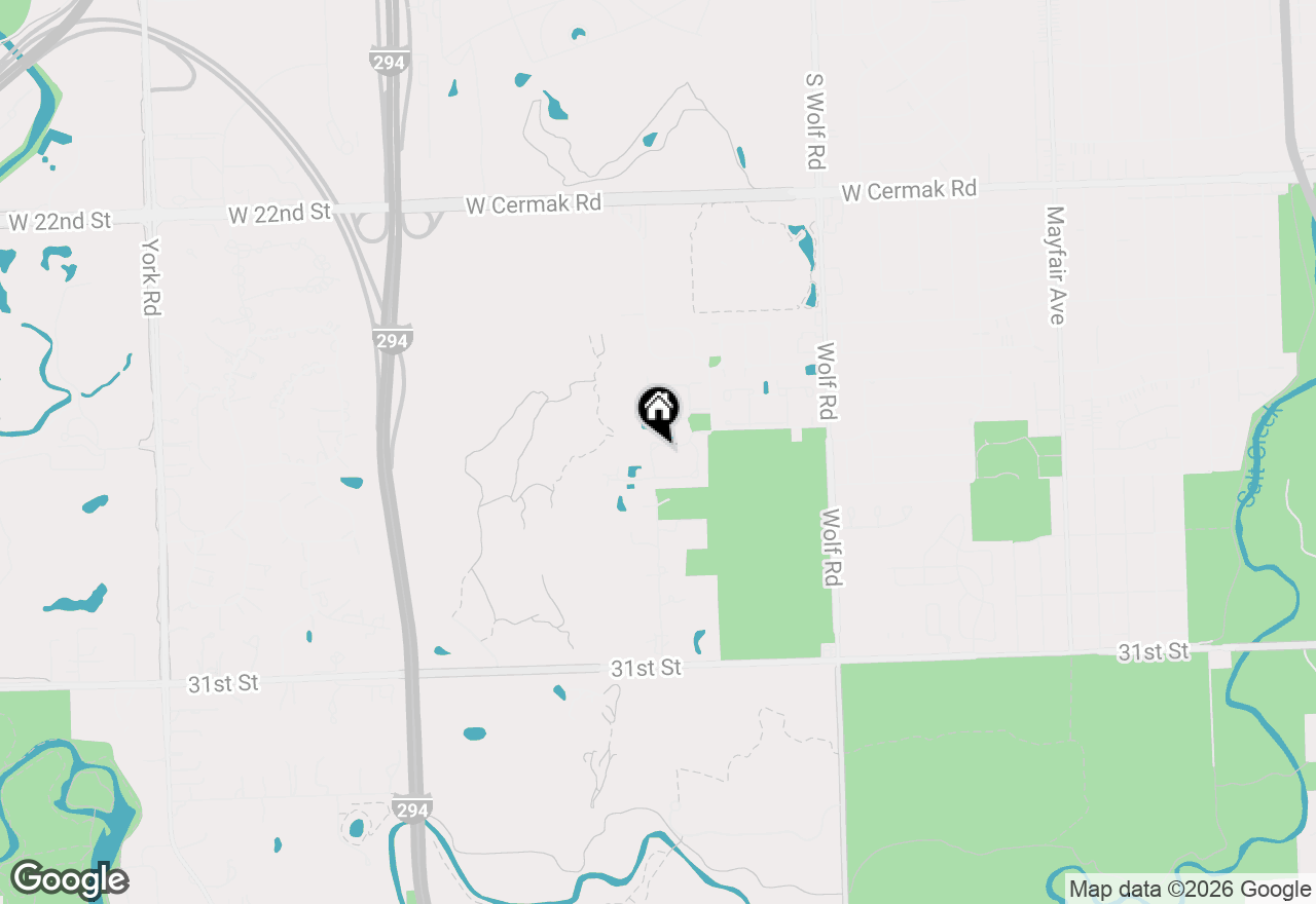 Map of 11467 Ashley Woods Drive, Westchester, IL 60154