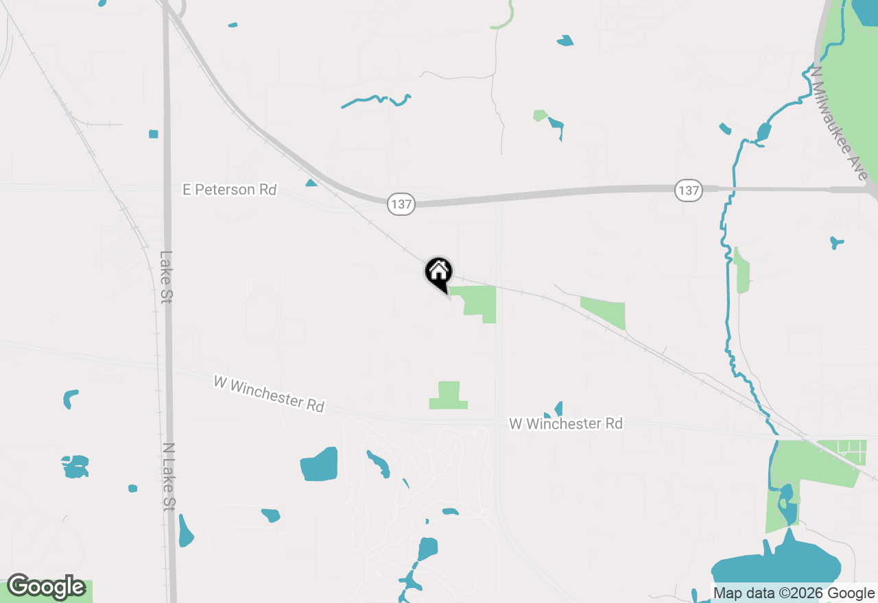 Map of 1404 Amy Lane, Libertyville, IL 60048