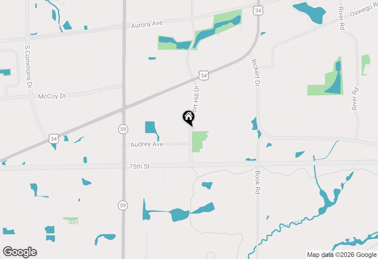 Map of 2504 Fairbanks Court, Naperville, IL 60540
