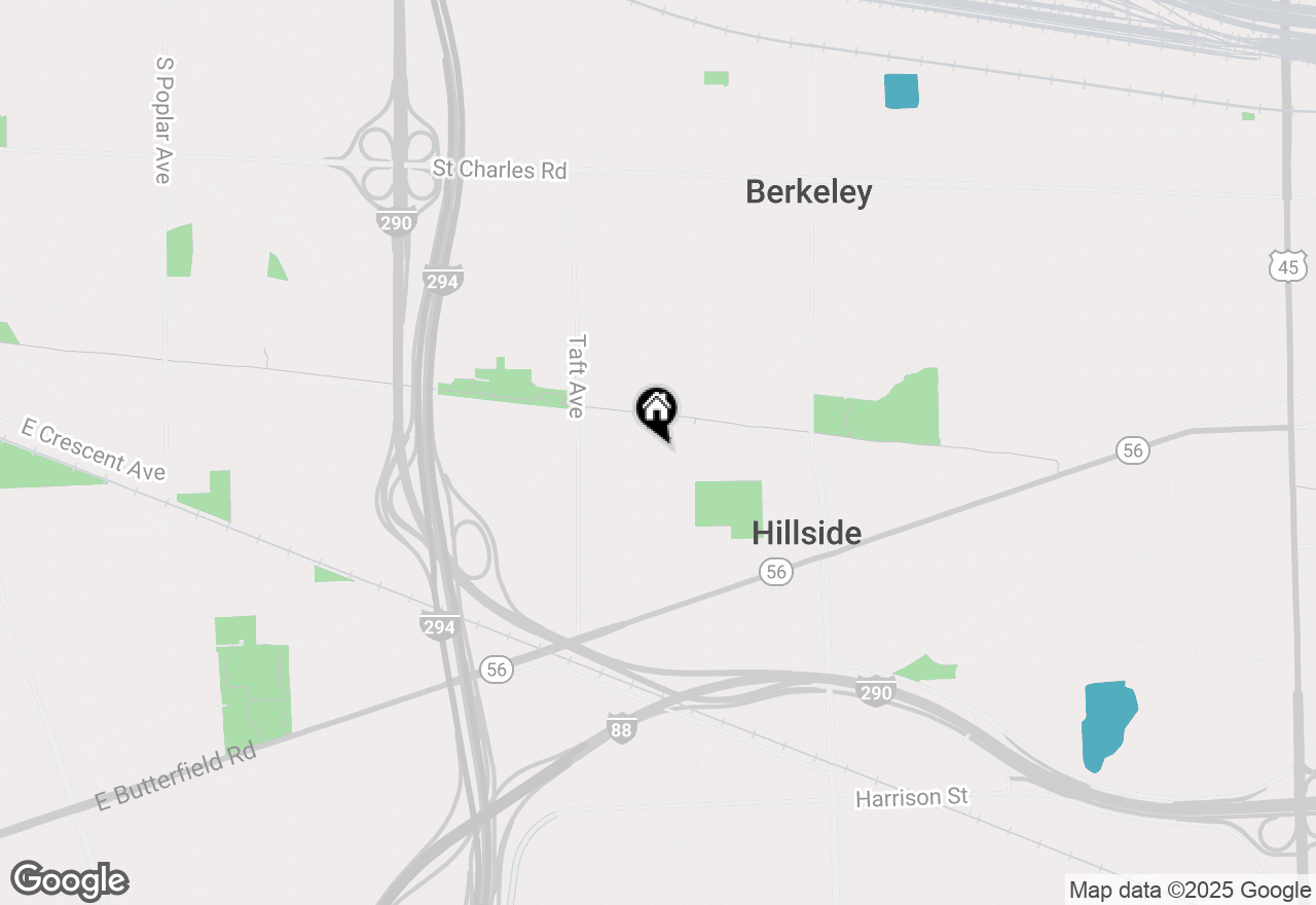 Map of 600 N Irving Avenue, Hillside, IL 60162