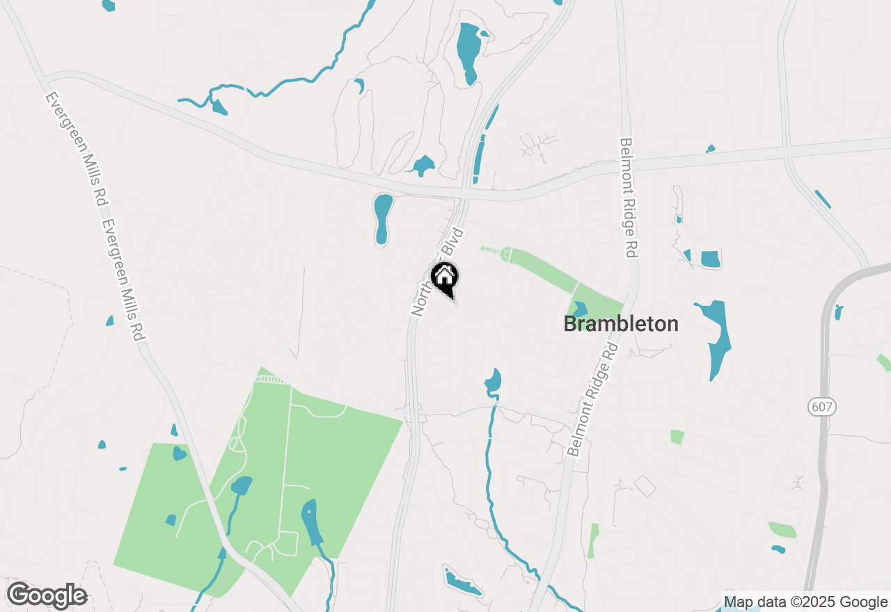 Map of 22980 Camilla Springs Square, Brambleton, VA 20148