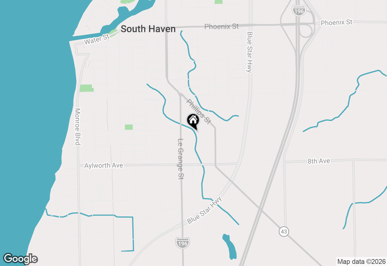 Map of 723 Arbor Court, South Haven, MI 49090