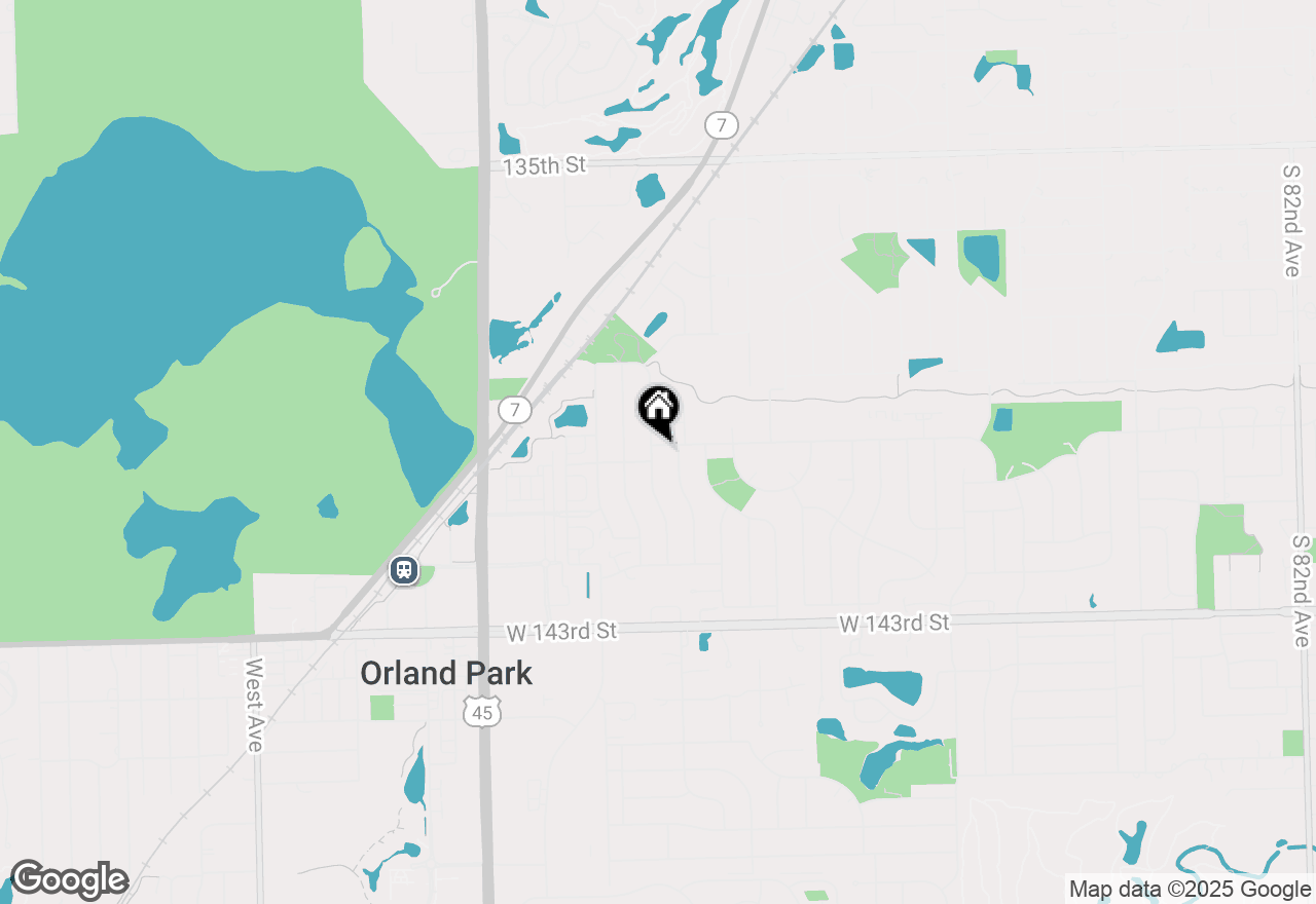 Map of 14001 Catherine Drive, Orland Park, IL 60462