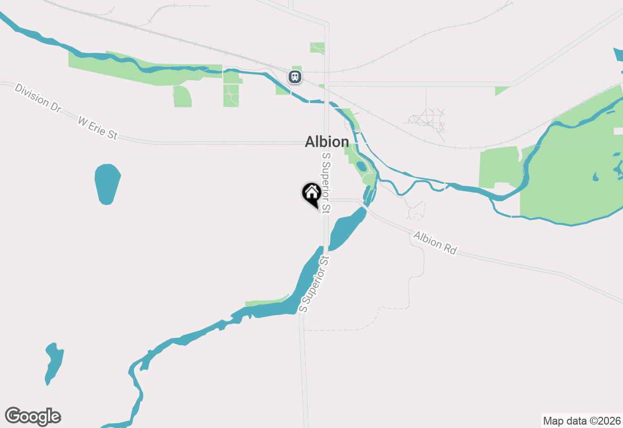 Map of 114 Irwin Avenue, Albion, MI 49224