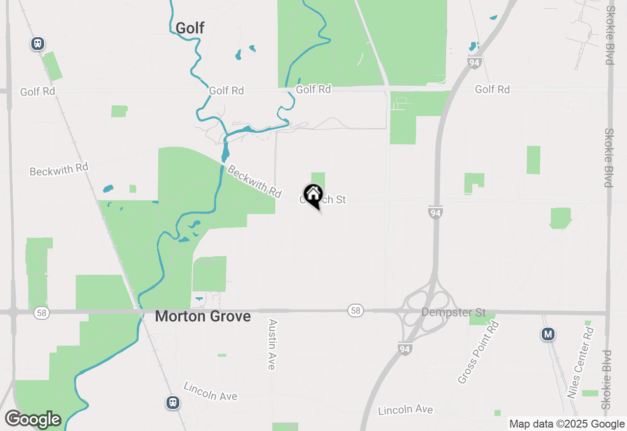 Map of 9120 Mansfield Avenue, Morton Grove, IL 60053