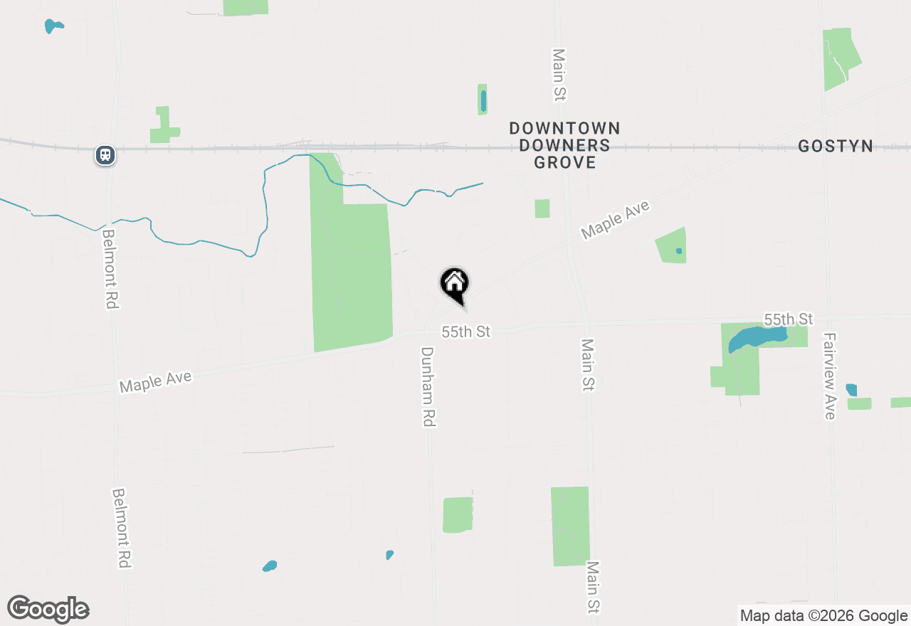 Map of 1323 Maple Avenue, Downers Grove, IL 60515