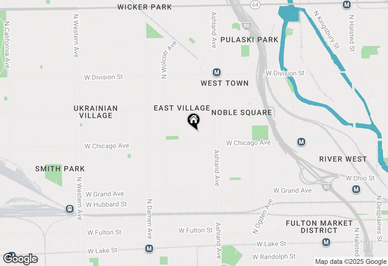Map of 839 N Hermitage Avenue #101, Chicago, IL 60622