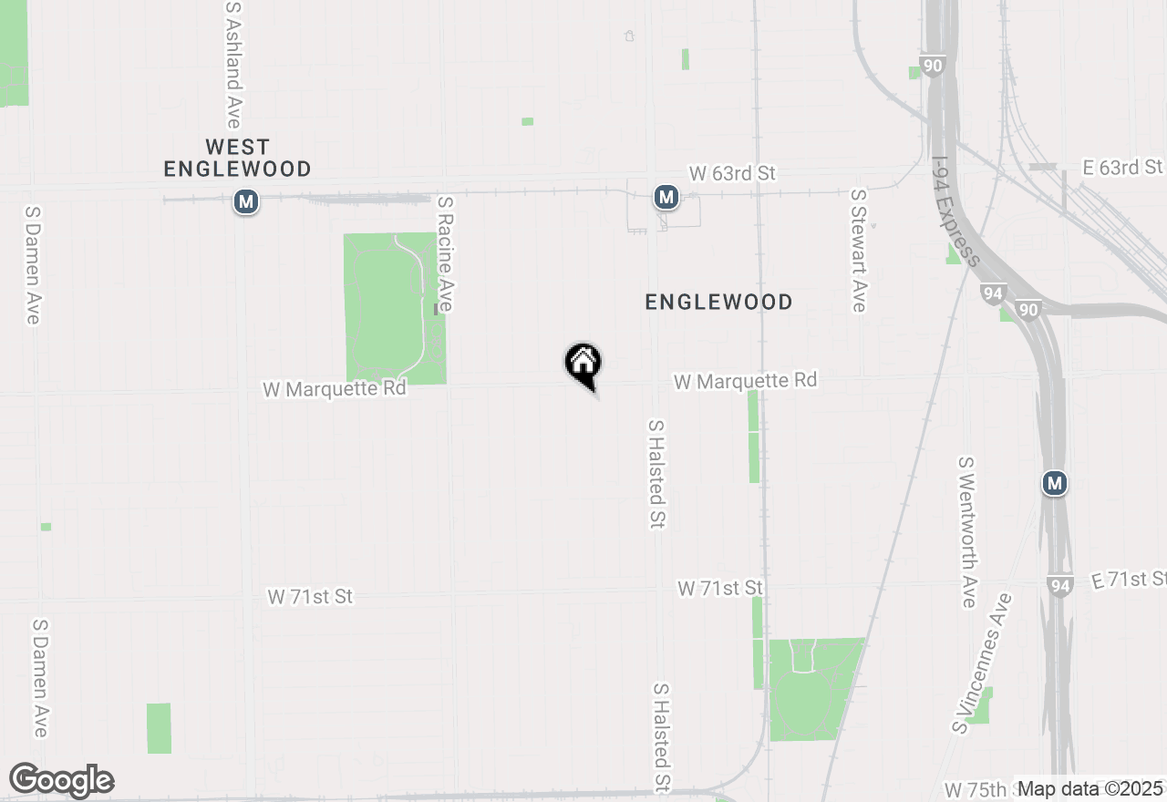 Map of 6719 S Sangamon Street #3, Chicago, IL 60621