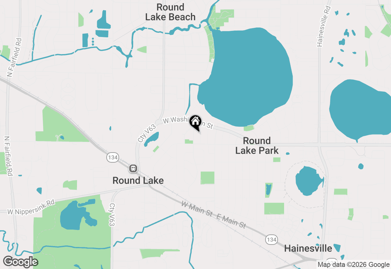 Map of 517 Linden Drive, Round Lake, IL 60073