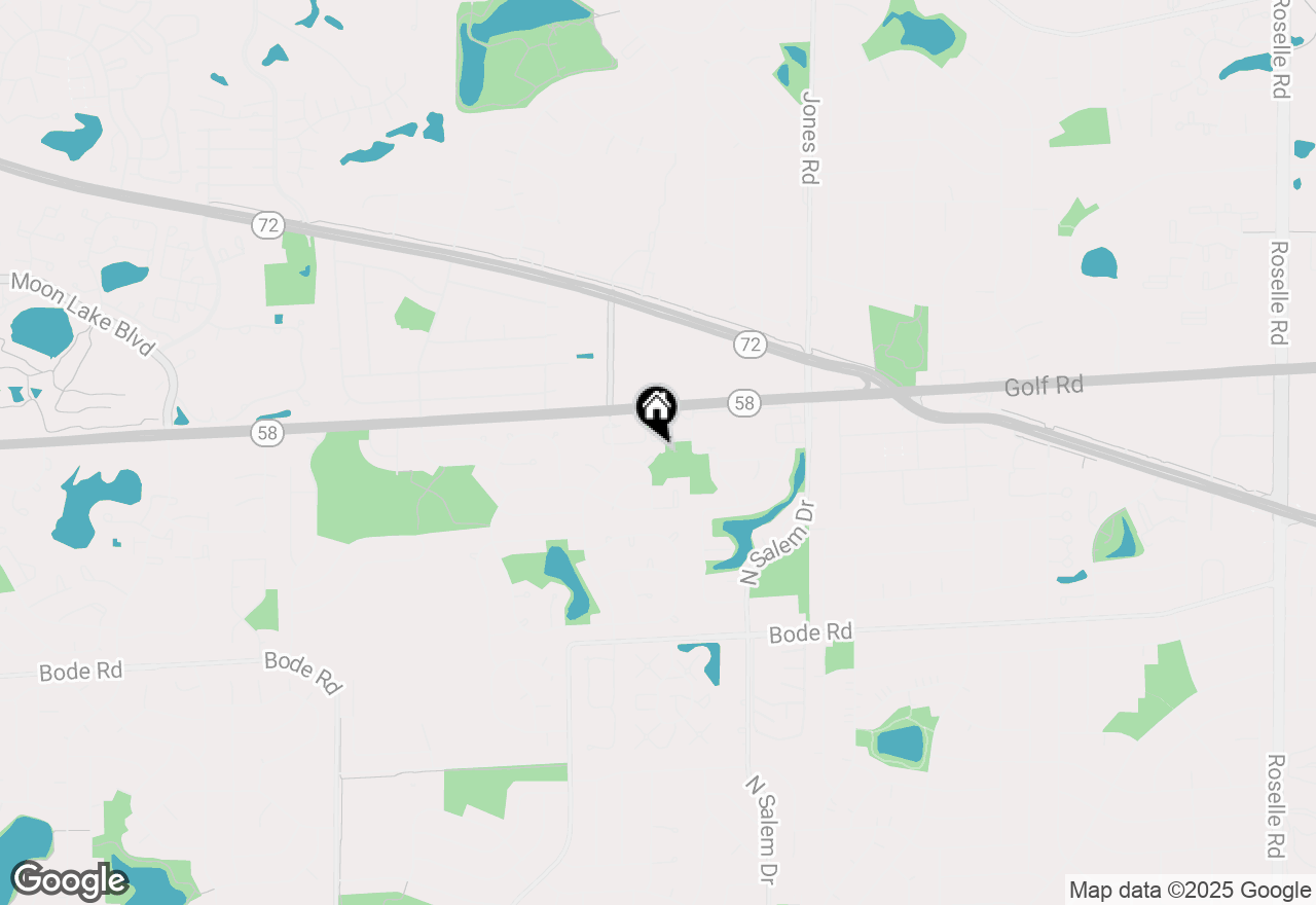 Map of 1074 Wilmington Lane, Hoffman Estates, IL 60169