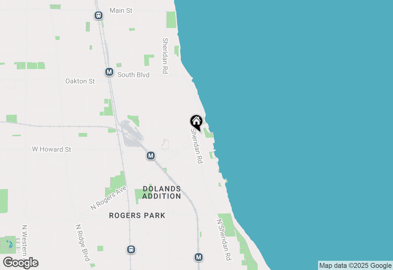 Map of 7661 N Sheridan Road #20, Chicago, IL 60626