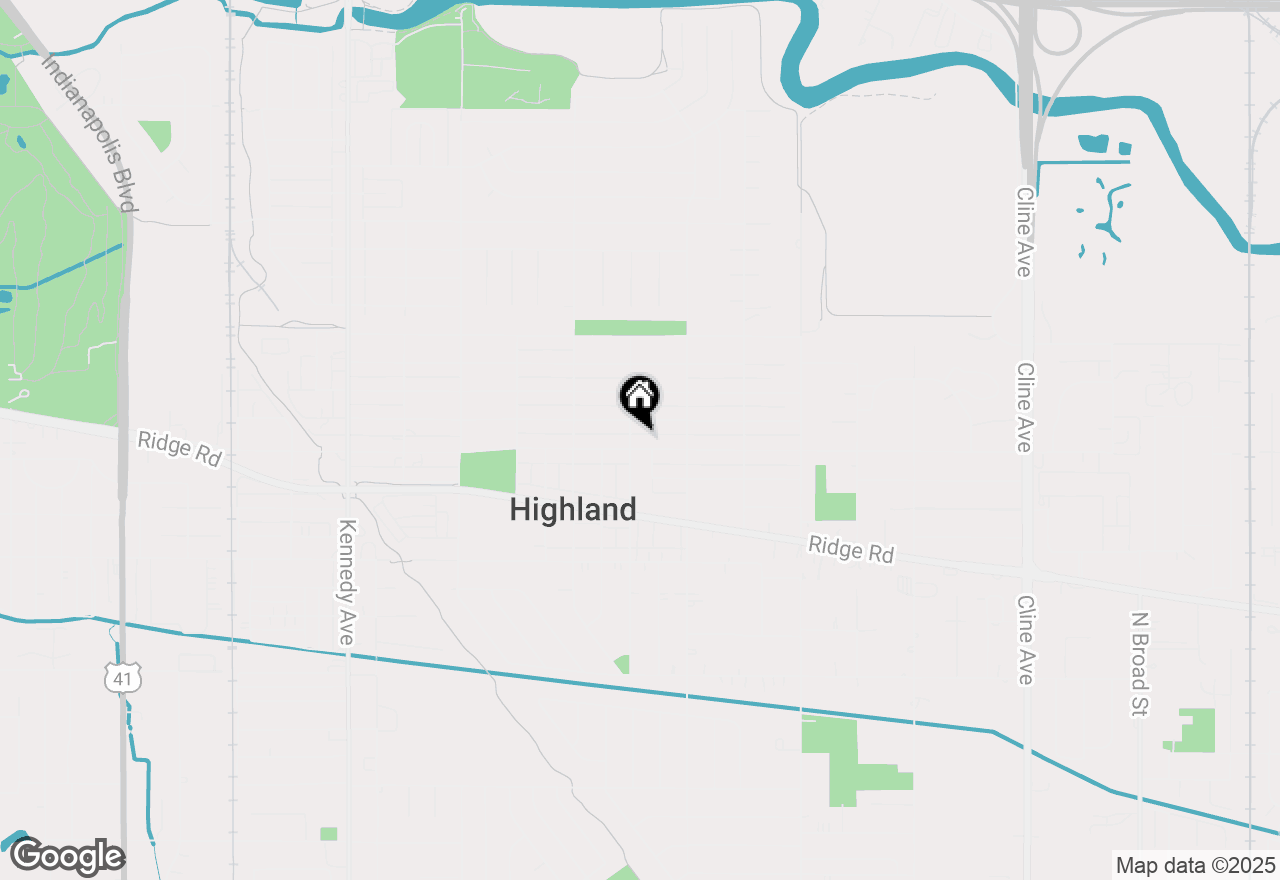 Map of 3311 Highway Avenue, Highland, IN 46322