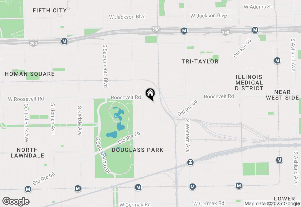 Map of 2644 W 12th Place, Chicago, IL 60608