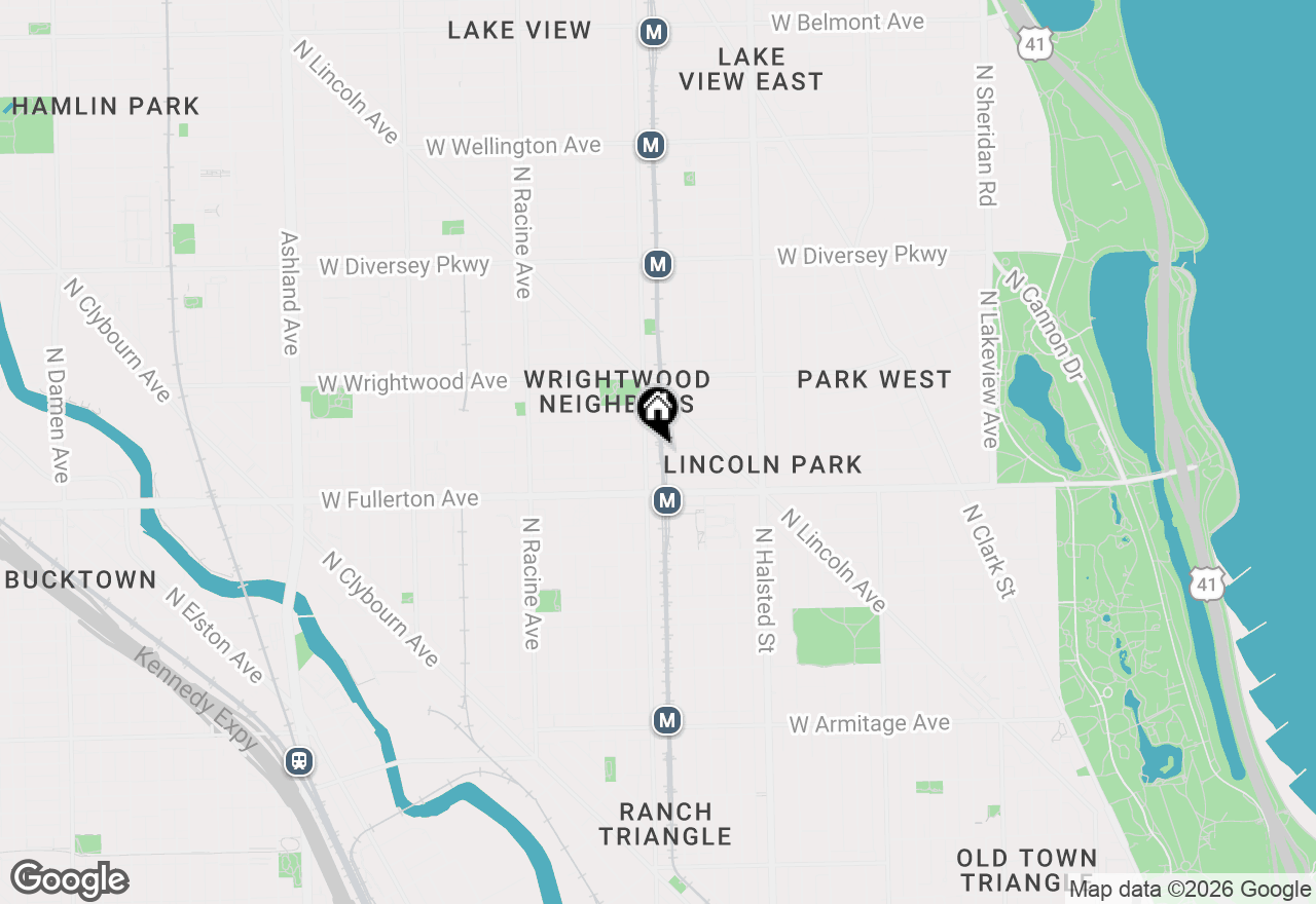 Map of 970 W Montana Street, Chicago, IL 60614