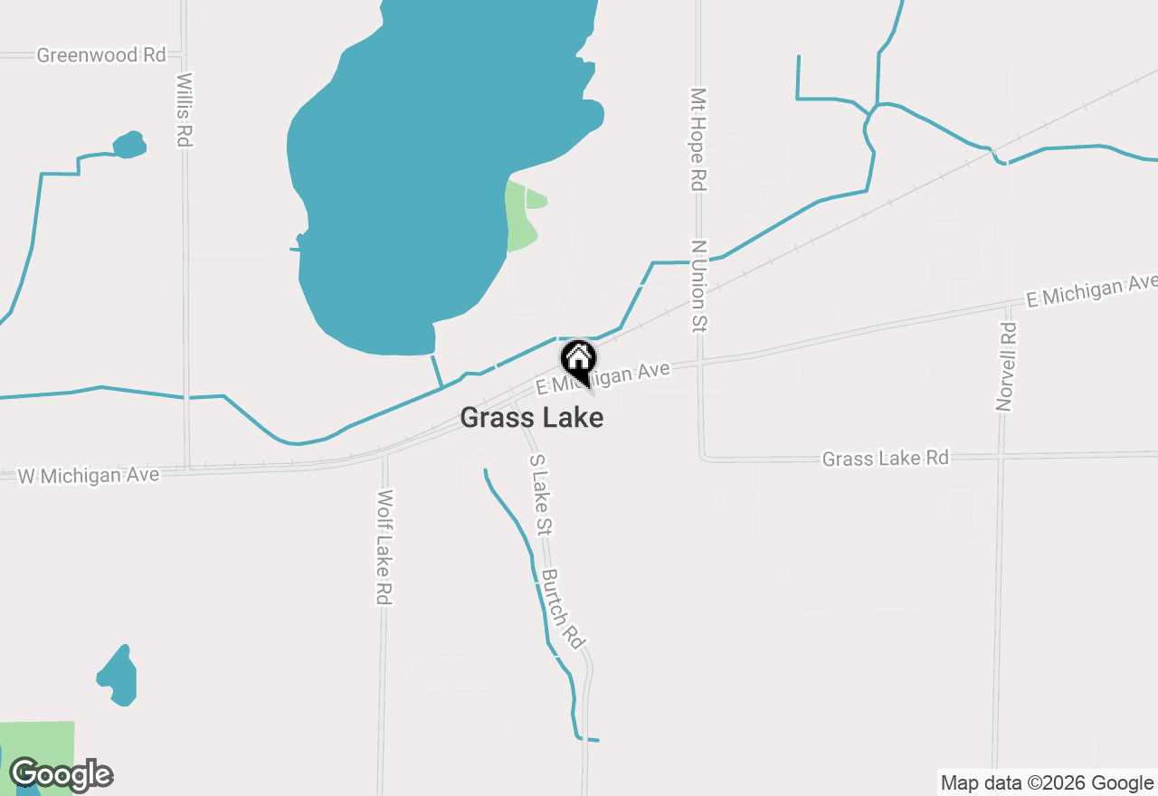 Map of 121 Maple Street, Grass Lake, MI 49240