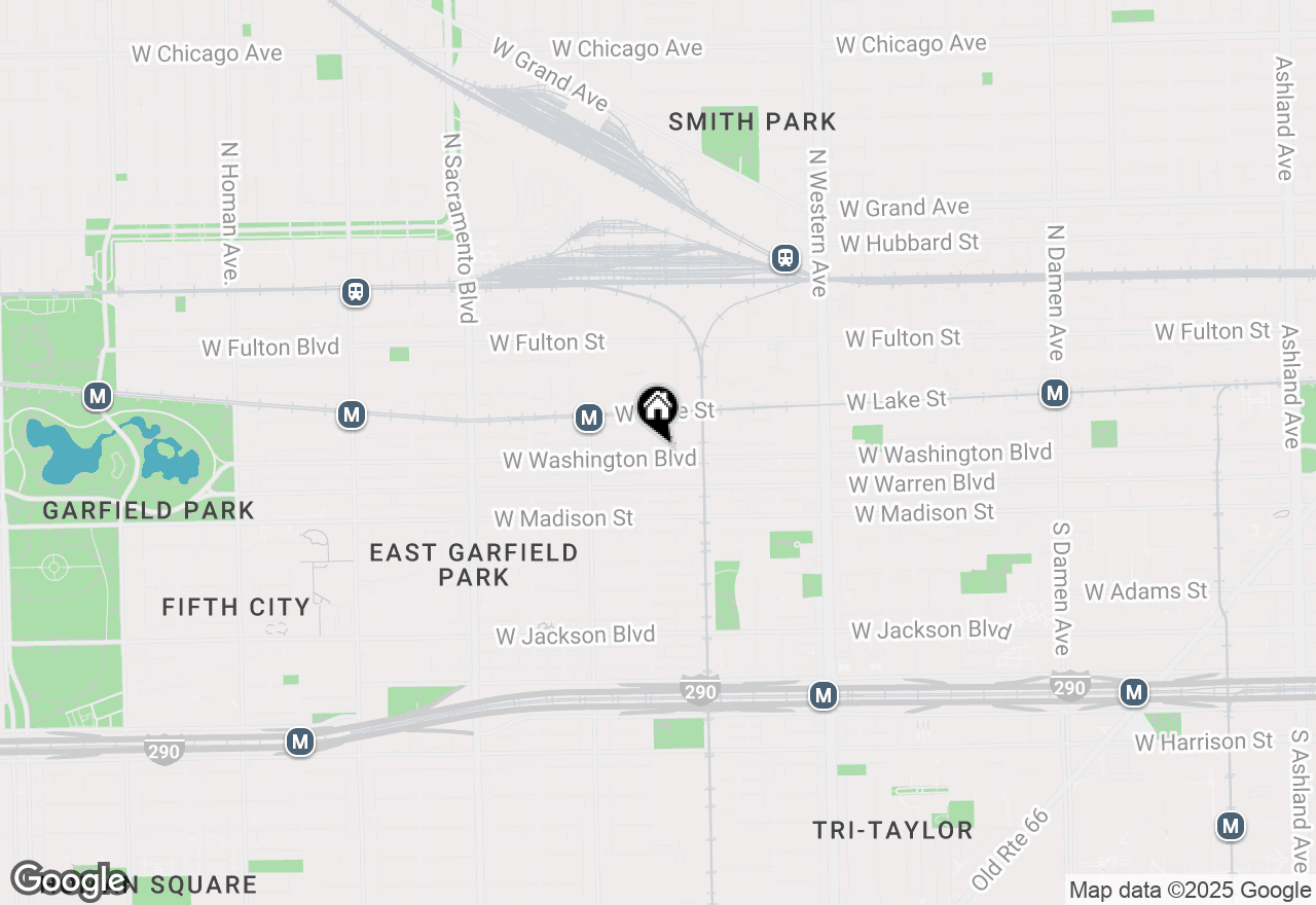 Map of 2662 W Washington Boulevard, Chicago, IL 60612