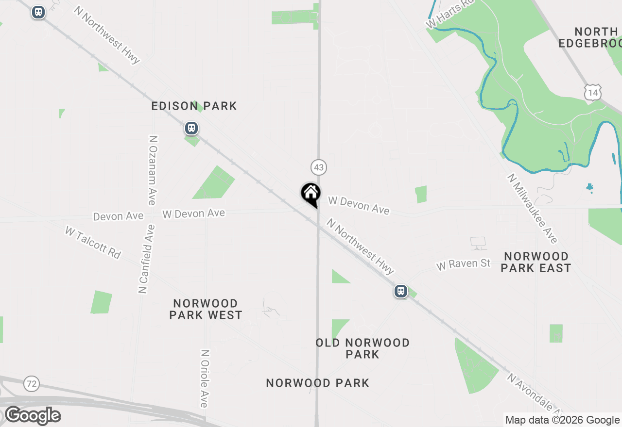 Map of 6400 N Northwest Highway #203, Chicago, IL 60631