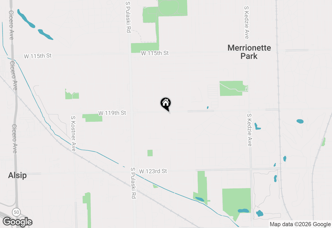 Map of 3709 W 119th Street #112, Alsip, IL 60803